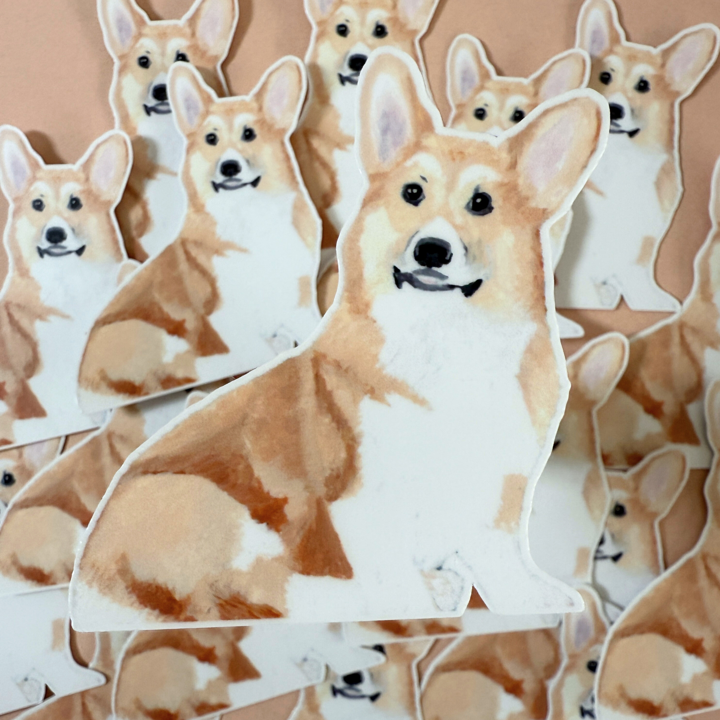 Die-Cut Vinyl Sticker - Liz the Corgi
