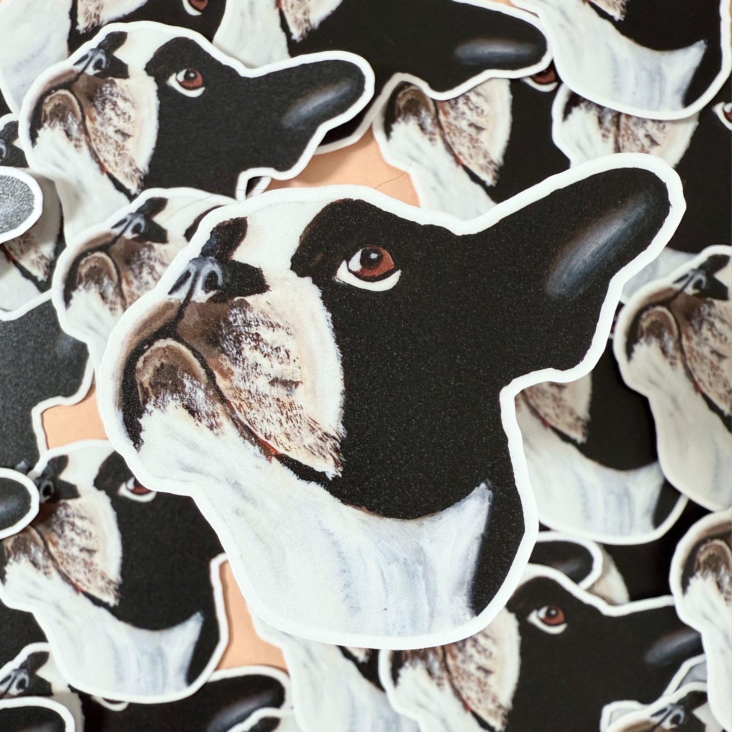 Die-Cut Vinyl Sticker - Luna the Boston Terrier