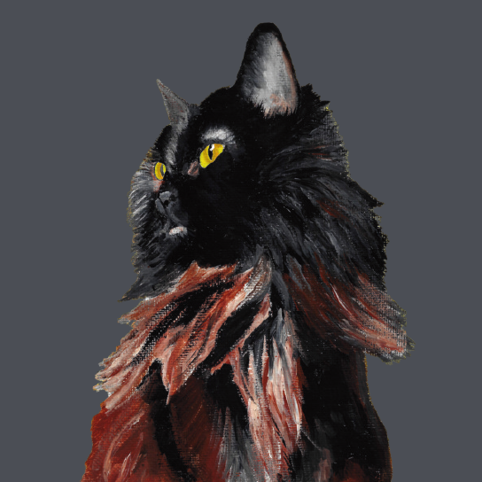 Tasselled Bookmark - Mushi the Cat