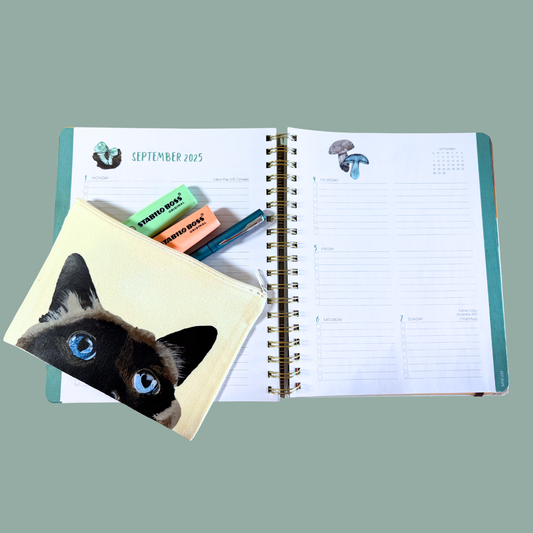 Zippered Pouch - Winnie the Cat