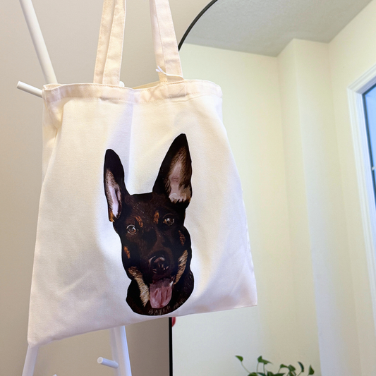 Tote Bag - Happy the German Shepherd