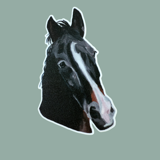 Die-Cut Vinyl Sticker - Chad the Horse
