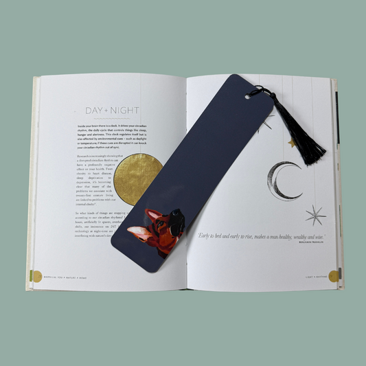 Tasselled Bookmark - Chief the German Shepherd