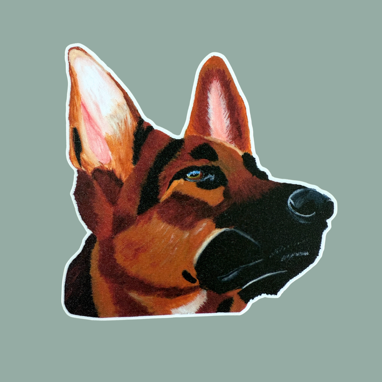 Die-Cut Vinyl Sticker - Chief the German Shepherd