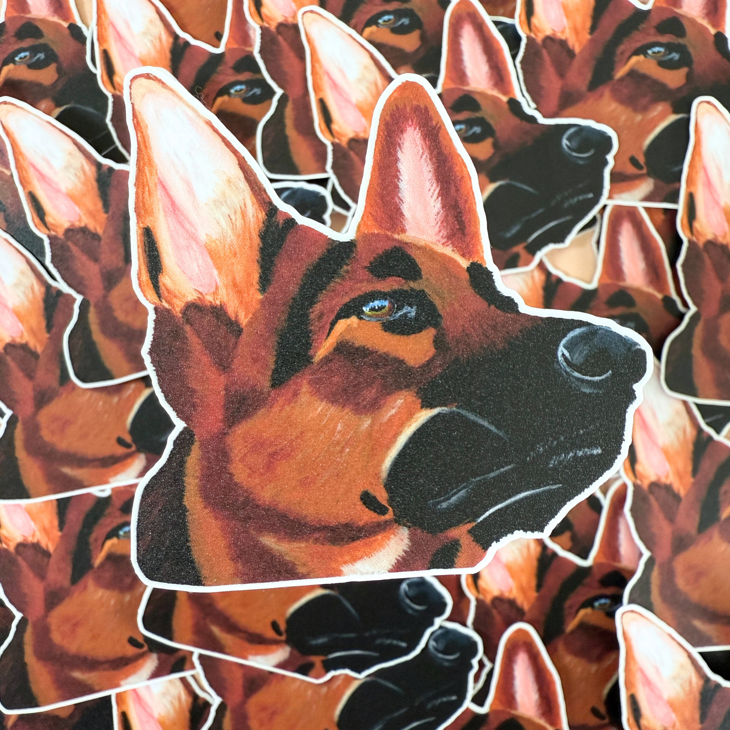 Die-Cut Vinyl Sticker - Chief the German Shepherd