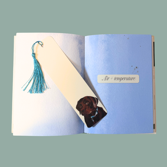 Tasselled Bookmark - Hershey the Chocolate Lab