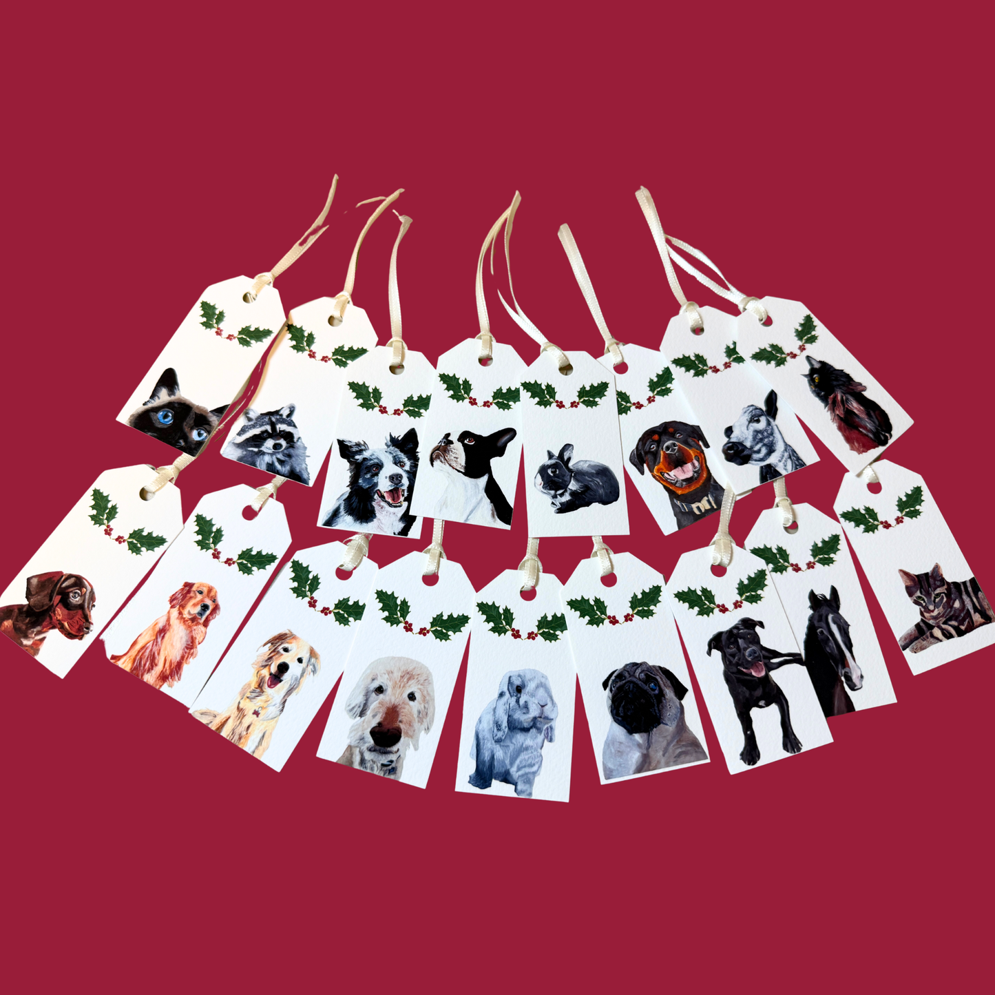 Holiday gift tags