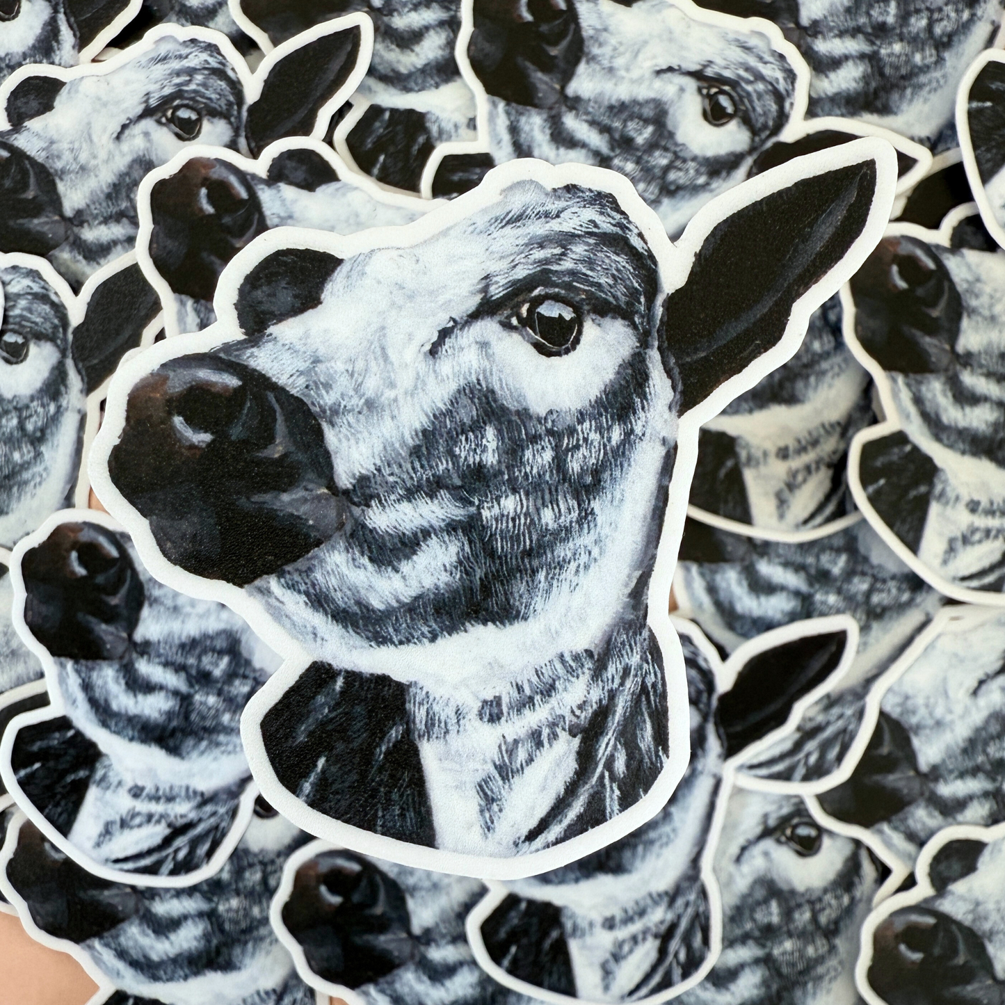 Die-Cut Vinyl Sticker - Deja Moo the Cow