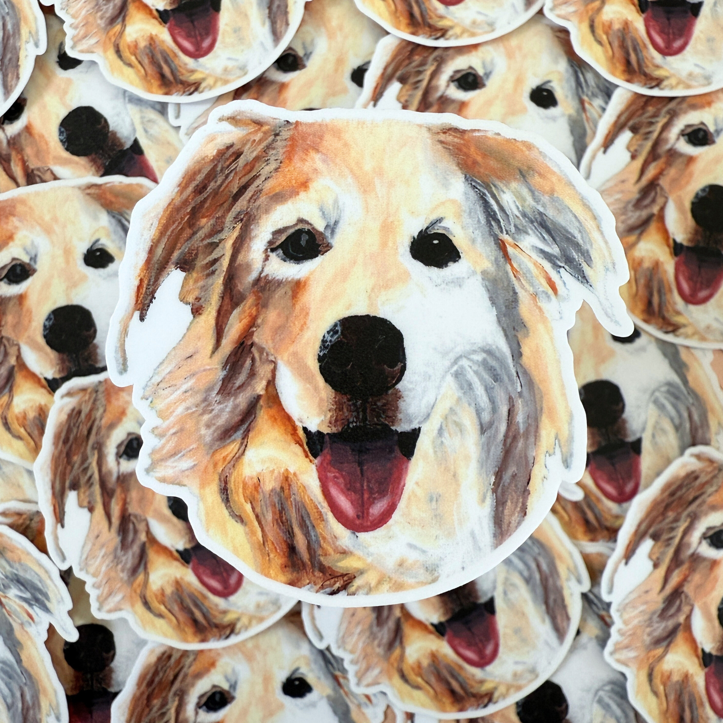 Die-Cut Vinyl Sticker - Halle the Dog