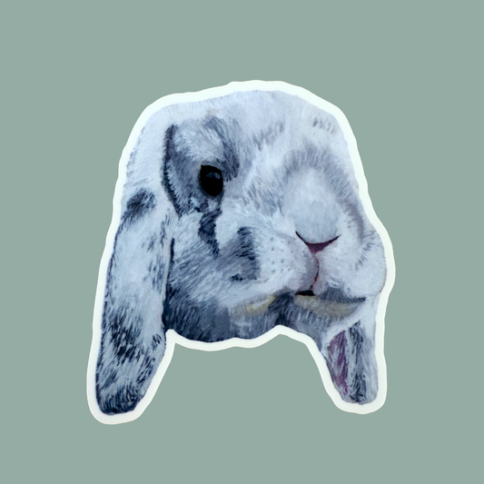 Die-Cut Vinyl Sticker - Mochi the Holland Lop