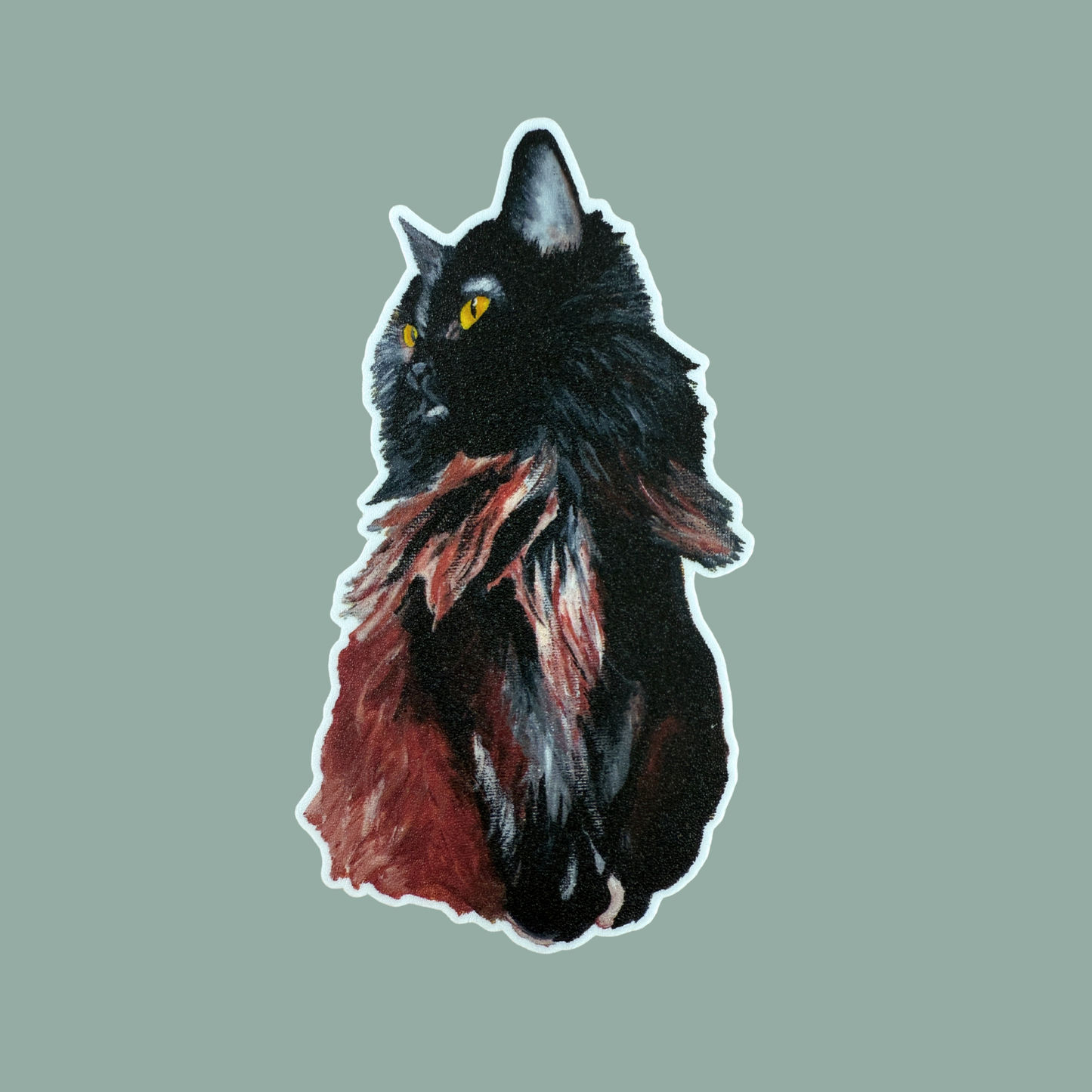 Die-Cut Vinyl Sticker - Mushi the Cat