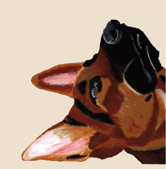 Tasselled Bookmark - Chief the German Shepherd