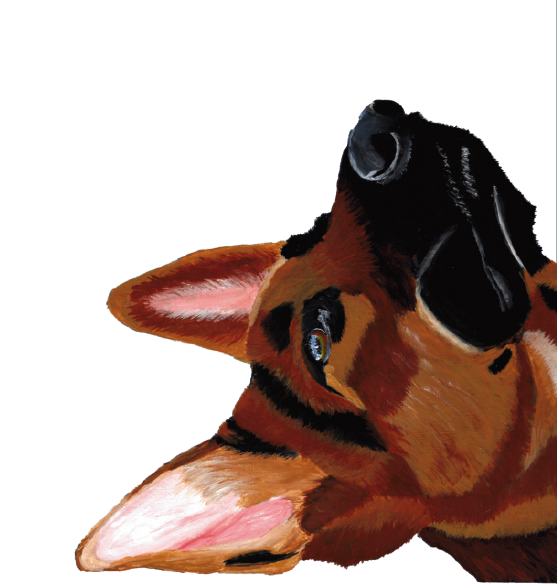 Tasselled Bookmark - Chief the German Shepherd