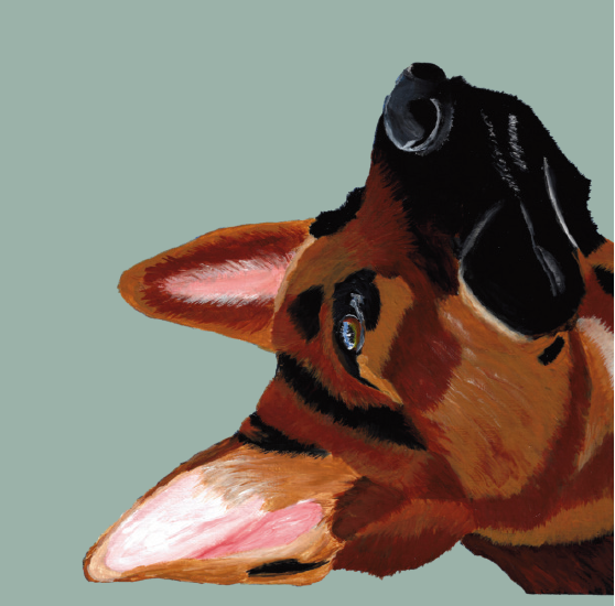 Tasselled Bookmark - Chief the German Shepherd