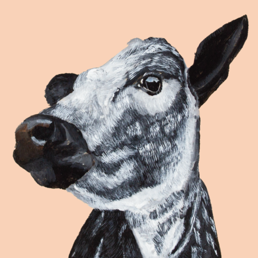 Tasselled Bookmark - Deja Moo the Cow