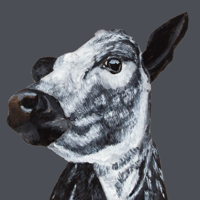 Tasselled Bookmark - Deja Moo the Cow