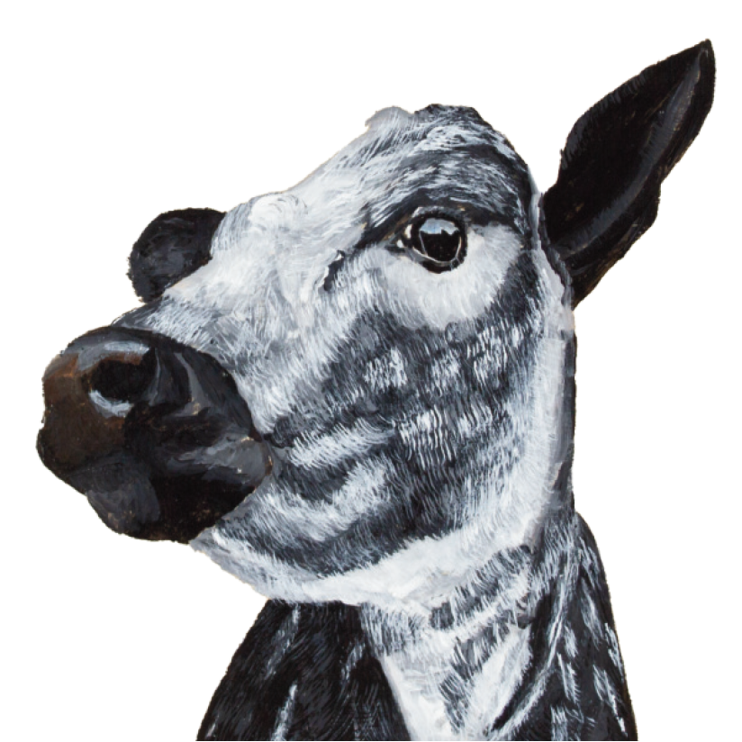 Tasselled Bookmark - Deja Moo the Cow