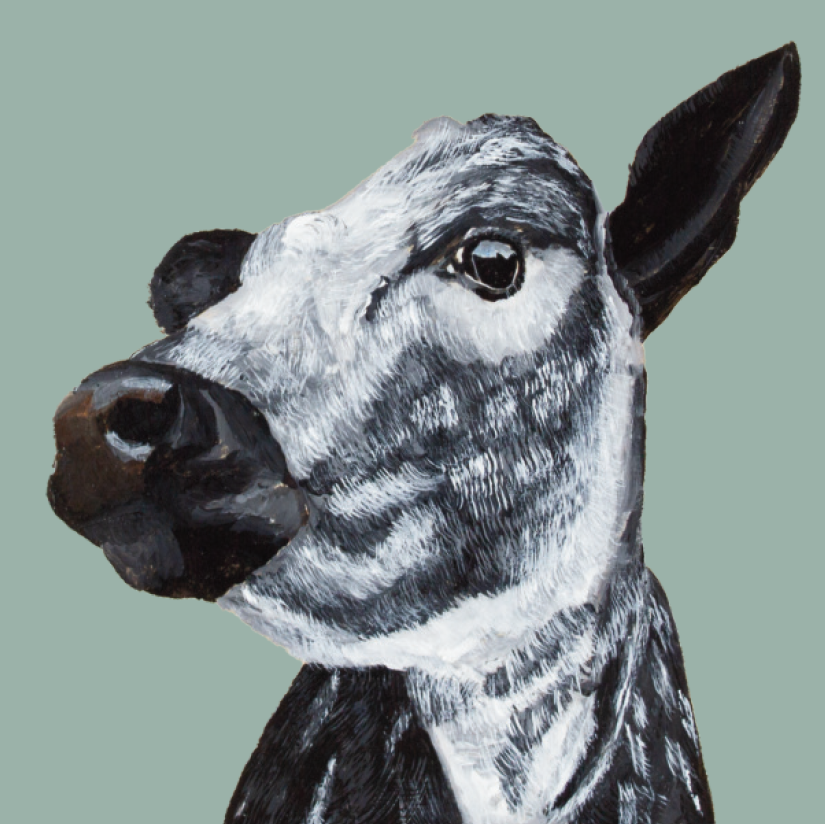 Tasselled Bookmark - Deja Moo the Cow