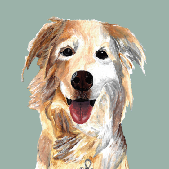 Tasselled Bookmark - Halle the Dog