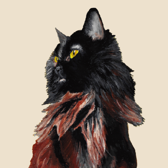 Tasselled Bookmark - Mushi the Cat
