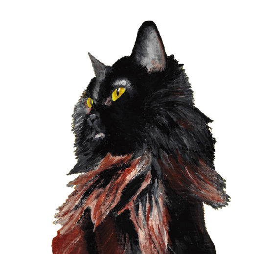 Tasselled Bookmark - Mushi the Cat