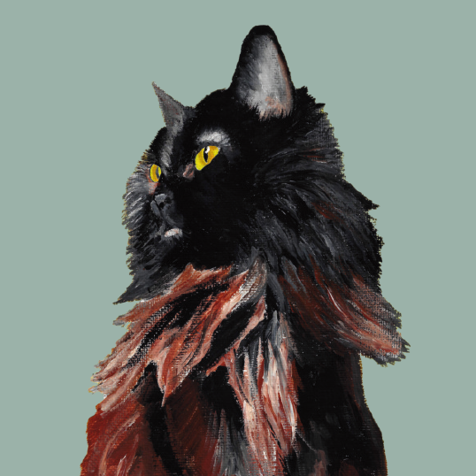 Tasselled Bookmark - Mushi the Cat