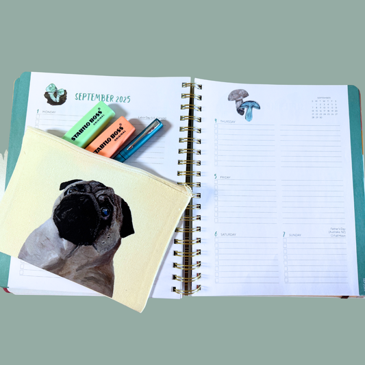 Zippered Pouch - Milo the Pug