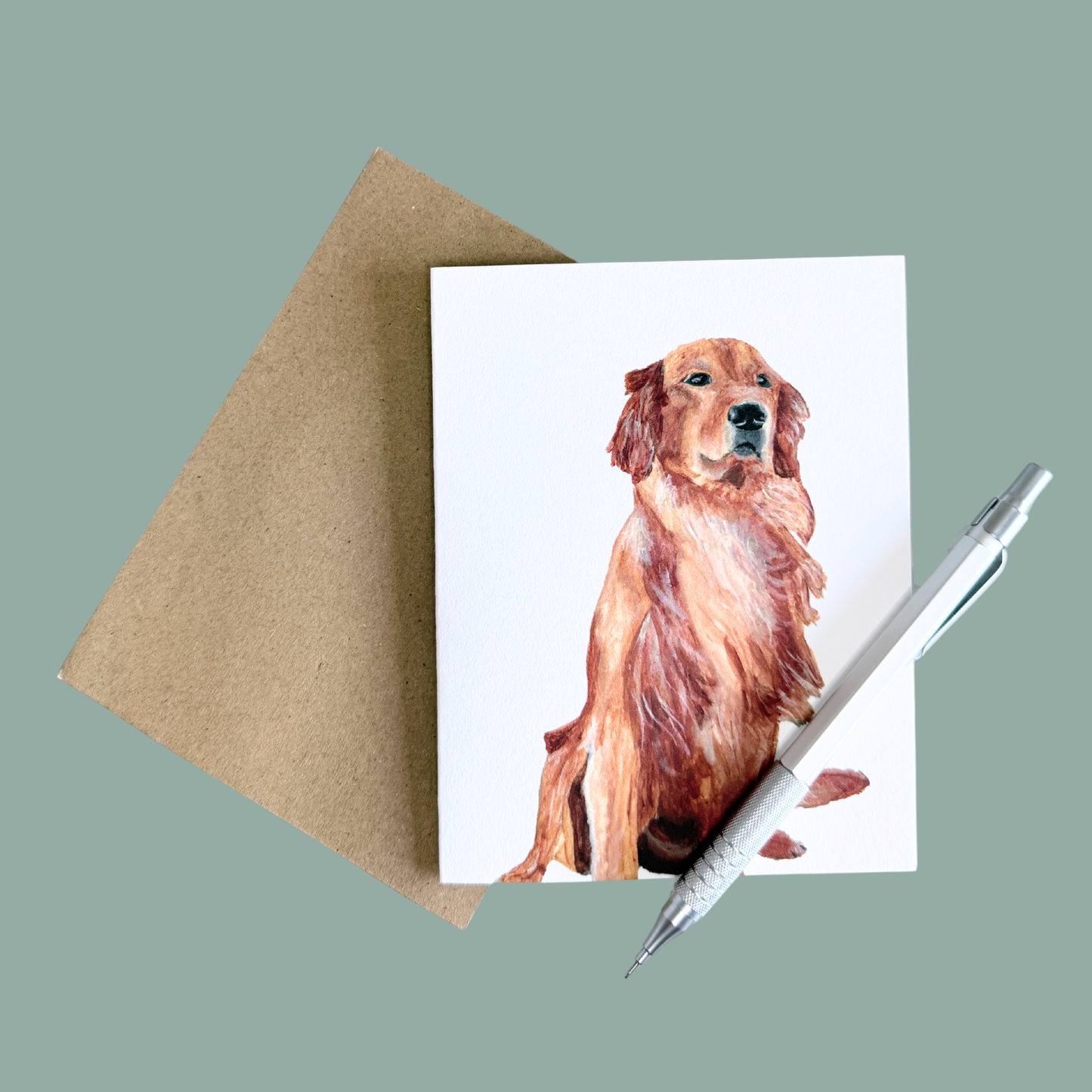 Greeting Card - Champ the Golden Retriever